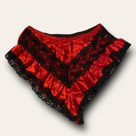 Vintage Frederick’s of Hollywood Lingerie Set 2-Piece Whimsygoth 1990s Lace - Picture 4 of 7